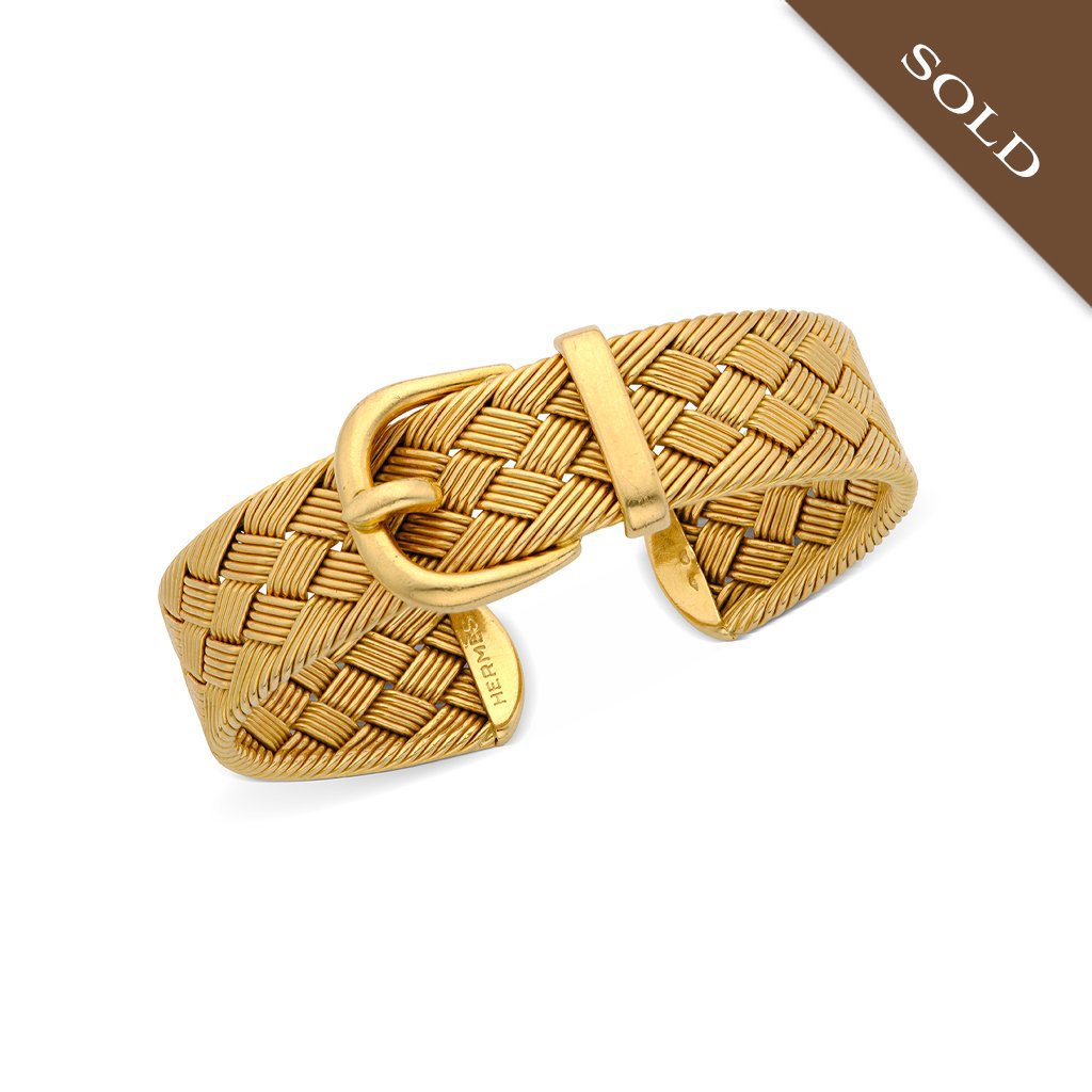 18k Gold Bangle by Hermes, circa 1970 — Simon Teakle 18k Gold Bangle by Hermes, circa 1970 — Simon Teakle